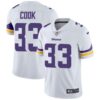 Nike Minnesota Vikings #33 Dalvin Cook White Men’s Stitched NFL Vapor Untouchable Limited Jersey