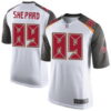 Men’s Tampa Bay Buccaneers #89 Russell Shepard White Road NFL Nike Elite Jersey