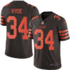 Men’s Nike Cleveland Browns #34 Carlos Hyde Brown Stitched NFL Limited Rush Jersey