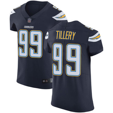 Chargers #99 Jerry Tillery Navy Blue Team Color Men’s Stitched Football Vapor Untouchable Elite Jersey