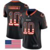 Nike Bears #10 Mitchell Trubisky Black Men’s Stitched NFL Limited Rush USA Flag Jersey