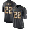 Nike Philadelphia Eagles #22 Sidney Jones Black Men’s Stitched NFL Limited Gold Salute To Service Jersey