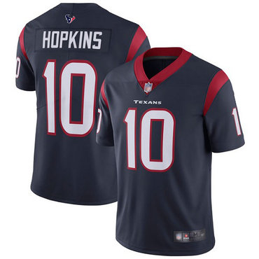 Texans #10 DeAndre Hopkins Navy Blue Team Color Men’s Stitched Football Vapor Untouchable Limited Jersey