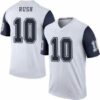 Men’s Nike Dallas Cowboys #10 Cooper Rush White Stitched NFL Limited Rush Jersey