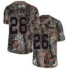 Browns #26 Greedy Williams Camo Men’s Stitched Football Limited Rush Realtree Jersey