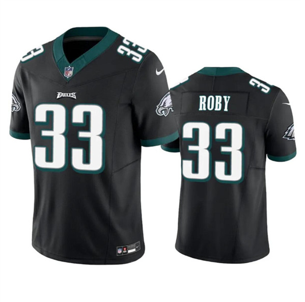 Men’s Philadelphia Eagles #33 Bradley Roby Black 2023 F.U.S.E. Vapor Untouchable Limited Football Stitched Jersey