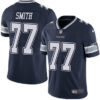 Nike Dallas Cowboys #77 Tyron Smith Navy Blue Team Color Men’s Stitched NFL Vapor Untouchable Limited Jersey