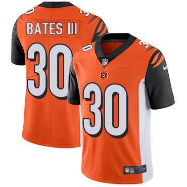 Nike Cincinnati Bengals #30 Jessie Bates III Orange Alternate Men’s Stitched NFL Vapor Untouchable Limited Jersey
