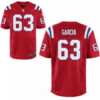 Men’s 2017 NFL Draft New England Patriots #63 Antonio Garcia Red Alternate Stitched NFL Nike Elite Jersey