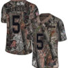 Men’s Denver Broncos #5 Joe Flacco Camo Stitched Football Limited Rush Realtree Jersey