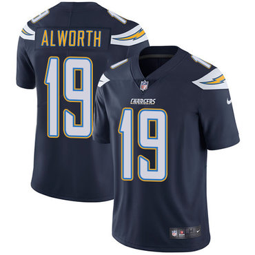 Nike San Diego Chargers #19 Lance Alworth Navy Blue Team Color Men’s Stitched NFL Vapor Untouchable Limited Jersey