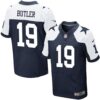 Nike Cowboys #19 Brice Butler Navy Blue Thanksgiving Throwback Men’s Stitched NFL Elite Jersey