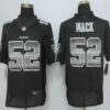 Oakland Raiders #52 Khalil Mack Black Strobe 2015 NFL Nike Fashion Jersey