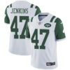 Nike Jets #47 Jordan Jenkins White Men’s Stitched NFL Vapor Untouchable Limited Jersey