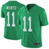 Nike Philadelphia Eagles #11 Carson Wentz Green Men’s Stitched NFL Limited Rush Jersey
