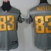 Nike Pittsburgh Steelers #83 Heath Miller Gray Shadow Elite Jersey