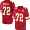 Nike Kansas City Chiefs #72 Eric Fisher Red Limited Jersey