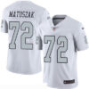 Men’s Oakland Raiders #72 John Matuszak Retired White 2016 Color Rush Stitched NFL Nike Limited Jersey
