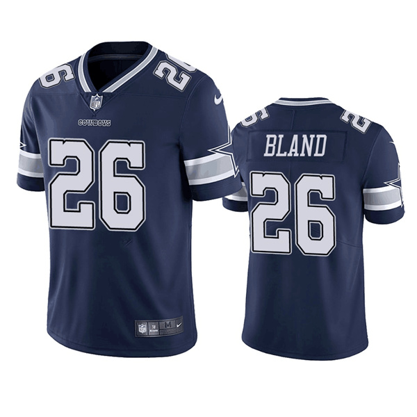 Men’s Dallas Cowboys #26 DaRon Bland Navy Vapor Untouchable Limited Stitched Football Game Jersey
