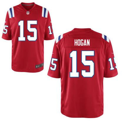 Men’s New England Patriots #15 Chris Hogan Red Alternate NFL Nike Elite Jersey