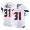Men’s Houston Texans #31 Dameon Pierce White 2024 Vapor F.U.S.E. Limited Football Stitched Jersey
