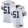 Bears #51 Dick Butkus White Alternate Men’s Stitched Football Vapor Untouchable Limited 100th Season Jersey