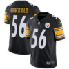 Men’s Pittsburgh Steelers #56 Anthony Chickillo Home Black Nike NFL Alternate Vapor Untouchable Limited Jersey
