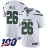 Jets #26 Le’Veon Bell White Men’s Stitched Football 100th Season Vapor Limited Jersey