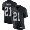 Nike Oakland Raiders #21 Sean Smith Black Team Color Men’s Stitched NFL Vapor Untouchable Limited Jersey