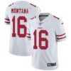 Nike San Francisco 49ers #16 Joe Montana White Men’s Stitched NFL Vapor Untouchable Limited Jersey