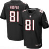 Men’s Atlanta Falcons #81 Austin Hooper Black Alternate Stitched NFL Nike Elite Jersey