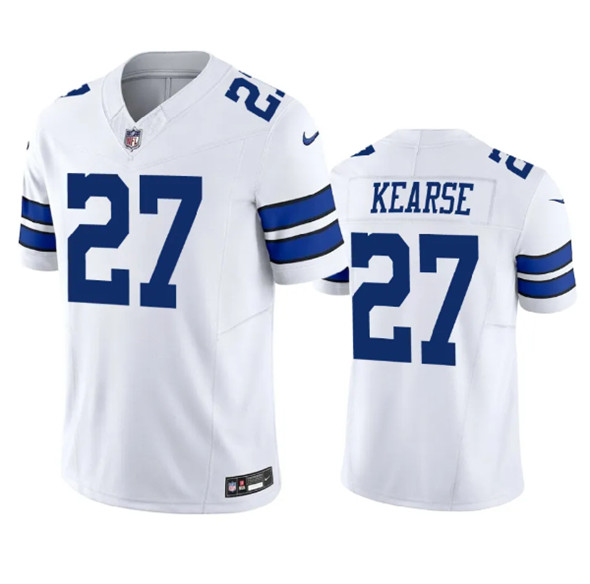 Men’s Dallas Cowboys #27 Jayron Kearse White 2023 F.U.S.E. Vapor Limited Stitched Football Jersey