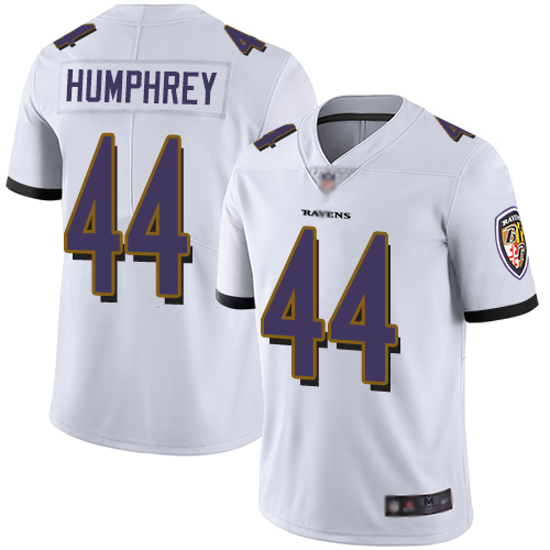 Ravens #44 Marlon Humphrey White Men’s Stitched Football Vapor Untouchable Limited Jersey