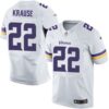 Men’s Minnesota Vikings #22 Paul Krause Nike White Elite Jersey