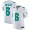 Nike Miami Dolphins #6 Jay Cutler White Men’s Stitched NFL Vapor Untouchable Limited Jersey
