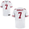 Men’s San Francisco 49ers #7 Matt Barkley White Road Stitched NFL Nike Elite Jersey