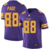 Nike Vikings #88 Alan Page Purple Men’s Stitched NFL Limited Rush Jersey