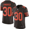 Men’s Cleveland Browns #30 Derrick Kindred Brown 2016 Color Rush Stitched NFL Nike Limited Jersey