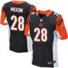Men’s Nike Cincinnati Bengals #28 Joe Mixon Black Team Color Men’s Stitched NFL Elite Jersey