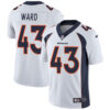 Nike Denver Broncos #43 T.J. Ward White Men’s Stitched NFL Vapor Untouchable Limited Jersey
