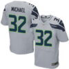 Men’s Seattle Seahawks #32 Christine Michael Gray Alternate NFL Nike Elite Jersey