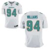 Men’s Miami Dolphins #94 Mario Williams White Road NFL Nike Elite Jersey