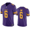 Men’s Minnesota Vikings #6 Lewis Cine Purple 2023 F.U.S.E. Color Rush Stitched Jersey
