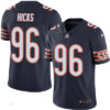 Men’s Chicago Bears #96 Akiem Hicks Navy Blue 2016 Color Rush Stitched NFL Nike Limited Jersey