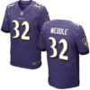 Men’s Baltimore Ravens #32 Eric Weddle Purple Team Color NFL Nike Elite Jersey