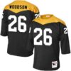Men’s Pittsburgh Steelers #26 Rod Woodson Black Retired Player 1967 Home Throwback NFL Jersey