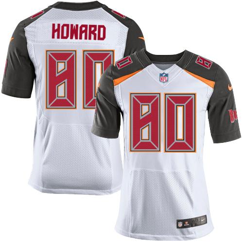 Nike Buccaneers #80 O. J. Howard White Men’s Stitched NFL New Elite Jersey