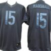 Nike Chicago Bears #15 Brandon Marshall Drenched Limited Blue Jersey