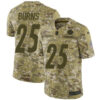 Nike Steelers #25 Artie Burns Camo Men’s Stitched NFL Limited 2018 Salute To Service Jersey