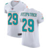 Nike Miami Dolphins #29 Minkah Fitzpatrick White Men’s Stitched NFL Vapor Untouchable Elite Jersey